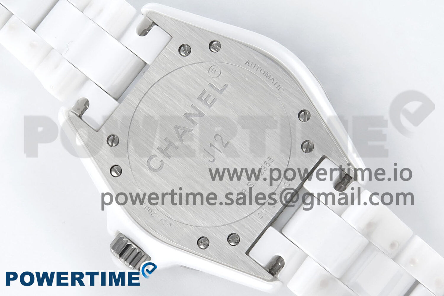 J13 38mm White Ceramic HTF 1:1 Best Edition White Diamonds Dial on Bracelet A2892 - Image 7