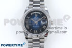 Day Date 40 SS 228239 Noob 1:1 Best Edition Blue Ombre Roman Dial on President Bracelet A2836 (Gain Weight)