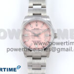 Oyster Perpetual 126000 36mm EWEF 1:1 Best Edition 904L Steel Pink Dial A3230