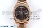 Day Date 40 RG 228235 KF 1:1 Best Edition Brown Roman Dial on President Bracelet VR3255 (Gain Weight)