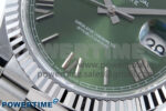 Day Date 40 SS 228239 Noob 1:1 Best Edition Green Roman Dial on President Bracelet A2836 (Gain Weight) - Image 5