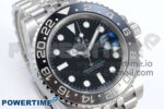 GMT-Master II 126710 GRNR Black/Gray Ceramic 904L Steel EWE 1:1 Best Edition on Jubilee Strap EWE3285 V5 - Image 2