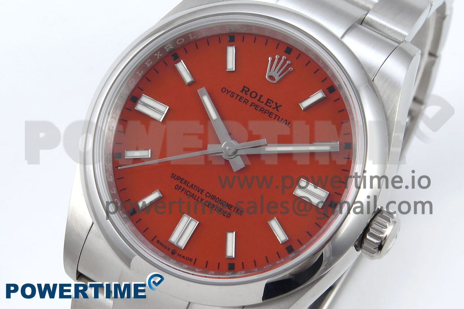 Oyster Perpetual 126000 36mm EWEF 1:1 Best Edition 904L Steel Red Dial A3230 - Image 3