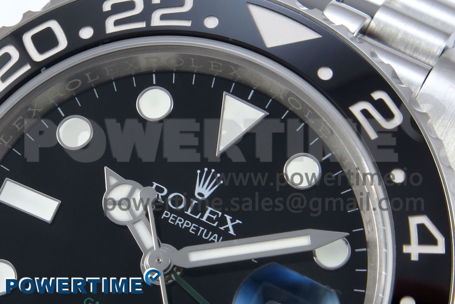 GMT-Master II 126710 GRNR Black/Gray Ceramic 904L Steel EWE 1:1 Best Edition on Jubilee Strap EWE3285 V5 - Image 4