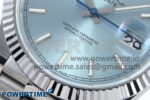 Day Date 40 SS 228239 Noob 1:1 Best Edition Ice Blue Stick Dial on President Bracelet A2836 (Gain Weight) - Image 5