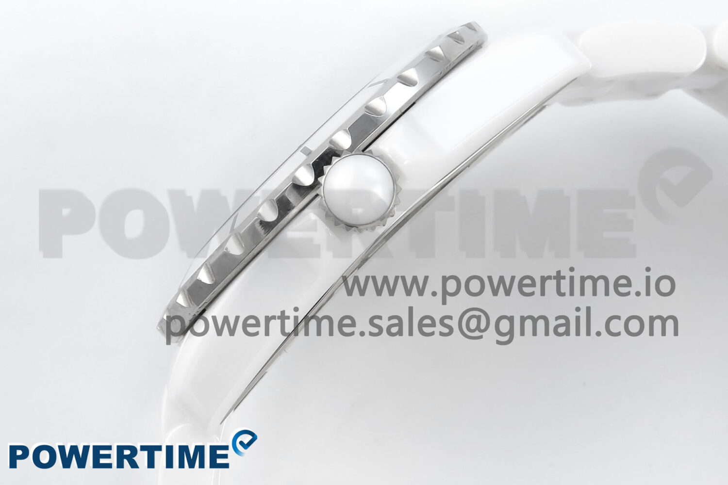 J13 38mm White Ceramic HTF 1:1 Best Edition White Dial Diamonds/Numbers Makers on Bracelet A2892 - Image 9