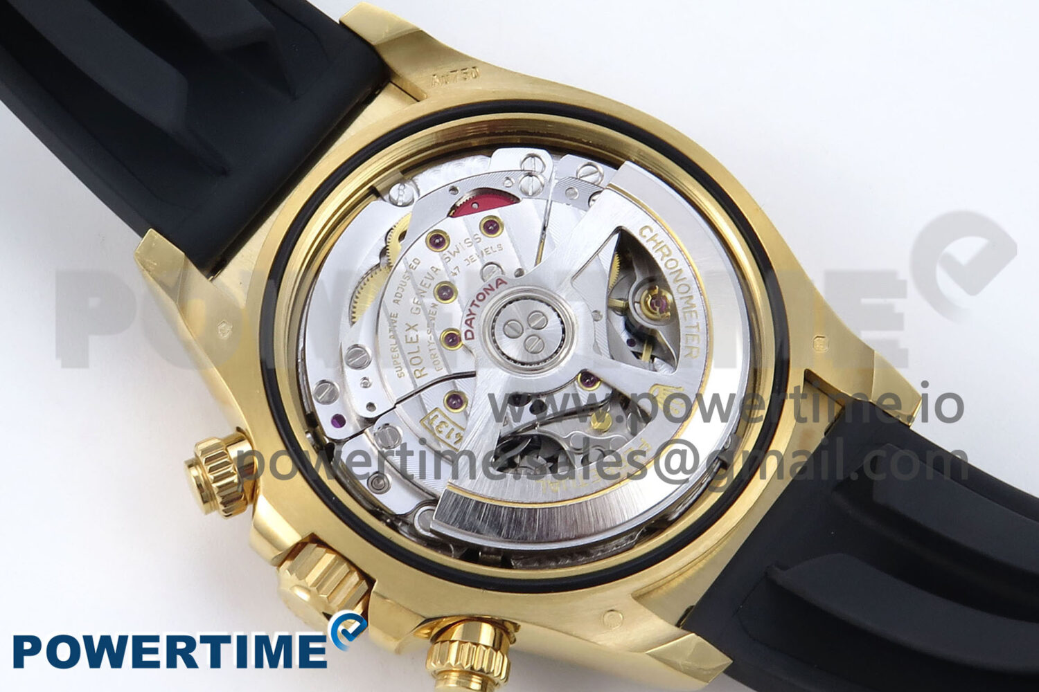 Daytona 126518 Clean YG 1:1 Best Edition White Dial on Oysterflex Rubber Strap SH4131 - Image 9
