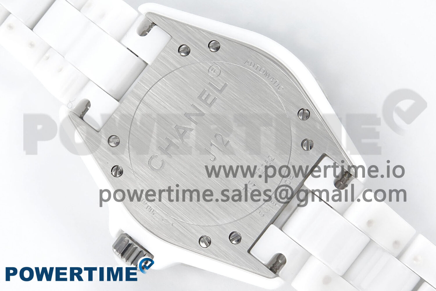 J13 38mm White Ceramic HTF 1:1 Best Edition White Dial Diamonds/Numbers Makers on Bracelet A2892 - Image 7