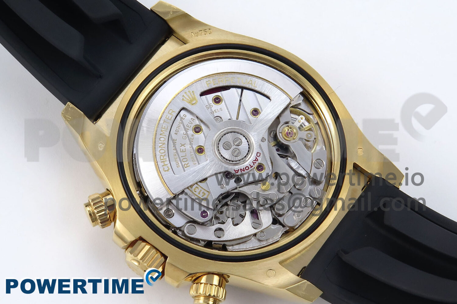 Daytona 126518 Clean YG 1:1 Best Edition White Dial on Oysterflex Rubber Strap SH4131 - Image 10