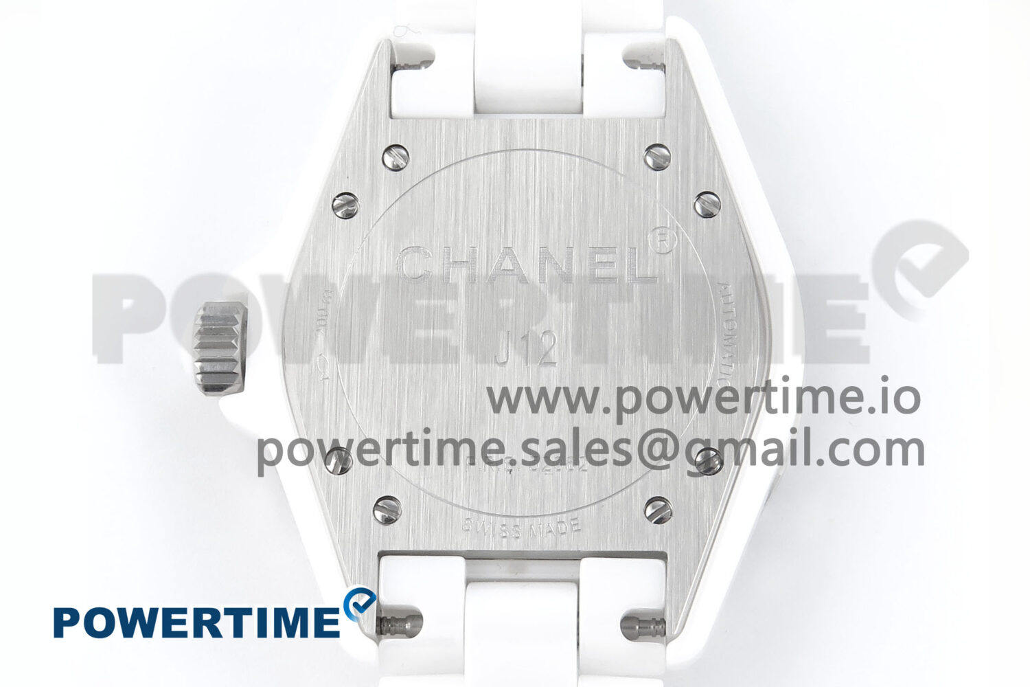 J13 38mm White Ceramic HTF 1:1 Best Edition White Dial Diamonds/Numbers Makers on Bracelet A2892 - Image 6