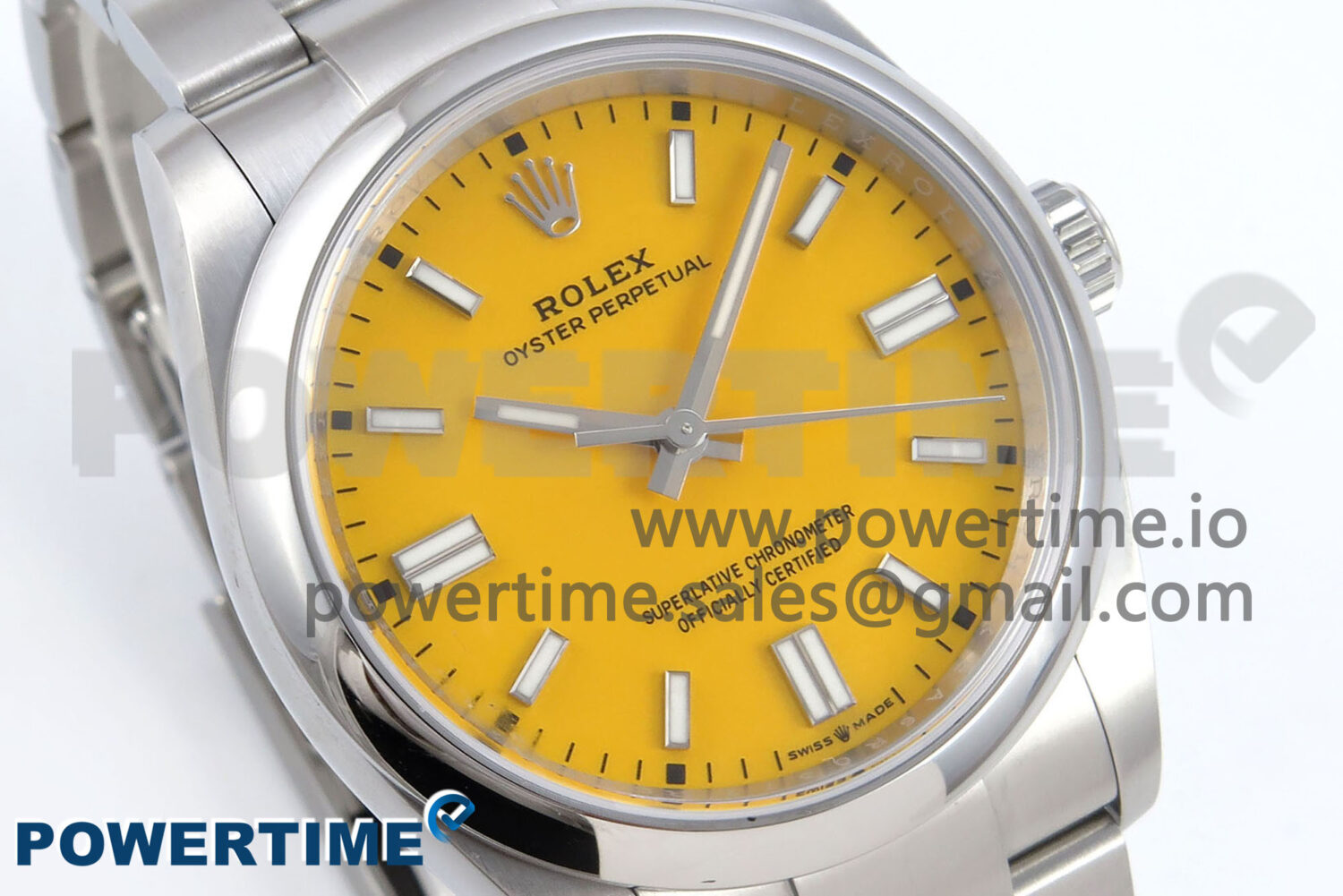 Oyster Perpetual 126000 36mm EWEF 1:1 Best Edition 904L Steel Yellow Dial A3230 - Image 2