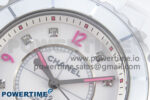 J13 38mm White Ceramic HTF 1:1 Best Edition Pink Dial Diamonds Makers on Bracelet A2892 - Image 4