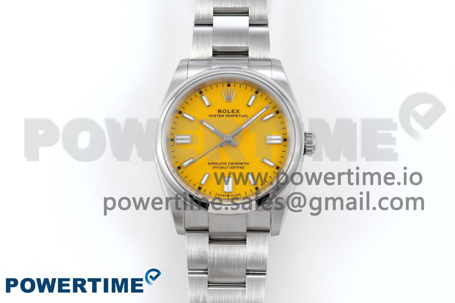 Oyster Perpetual 126000 36mm EWEF 1:1 Best Edition 904L Steel Yellow Dial A3230 - Image 1