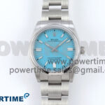 Oyster Perpetual 126000 36mm EWEF 1:1 Best Edition 904L Steel Tiffany Blue Dial A3230
