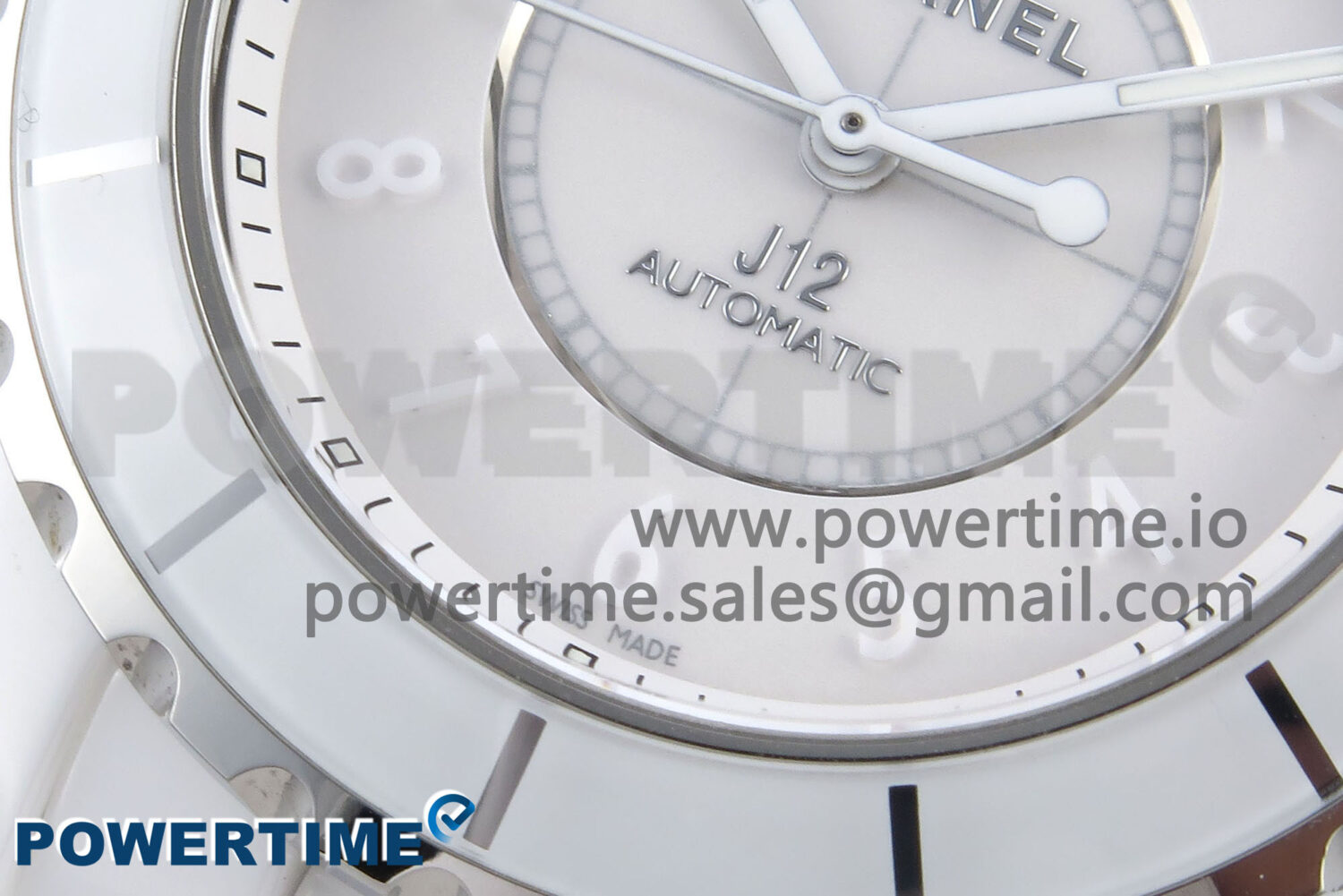 J13 38mm White Ceramic HTF 1:1 Best Edition White Dial Numbers Makers on Bracelet A2892 - Image 5