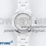 J13 38mm White Ceramic HTF 1:1 Best Edition White Dial Numbers Makers on Bracelet A2892