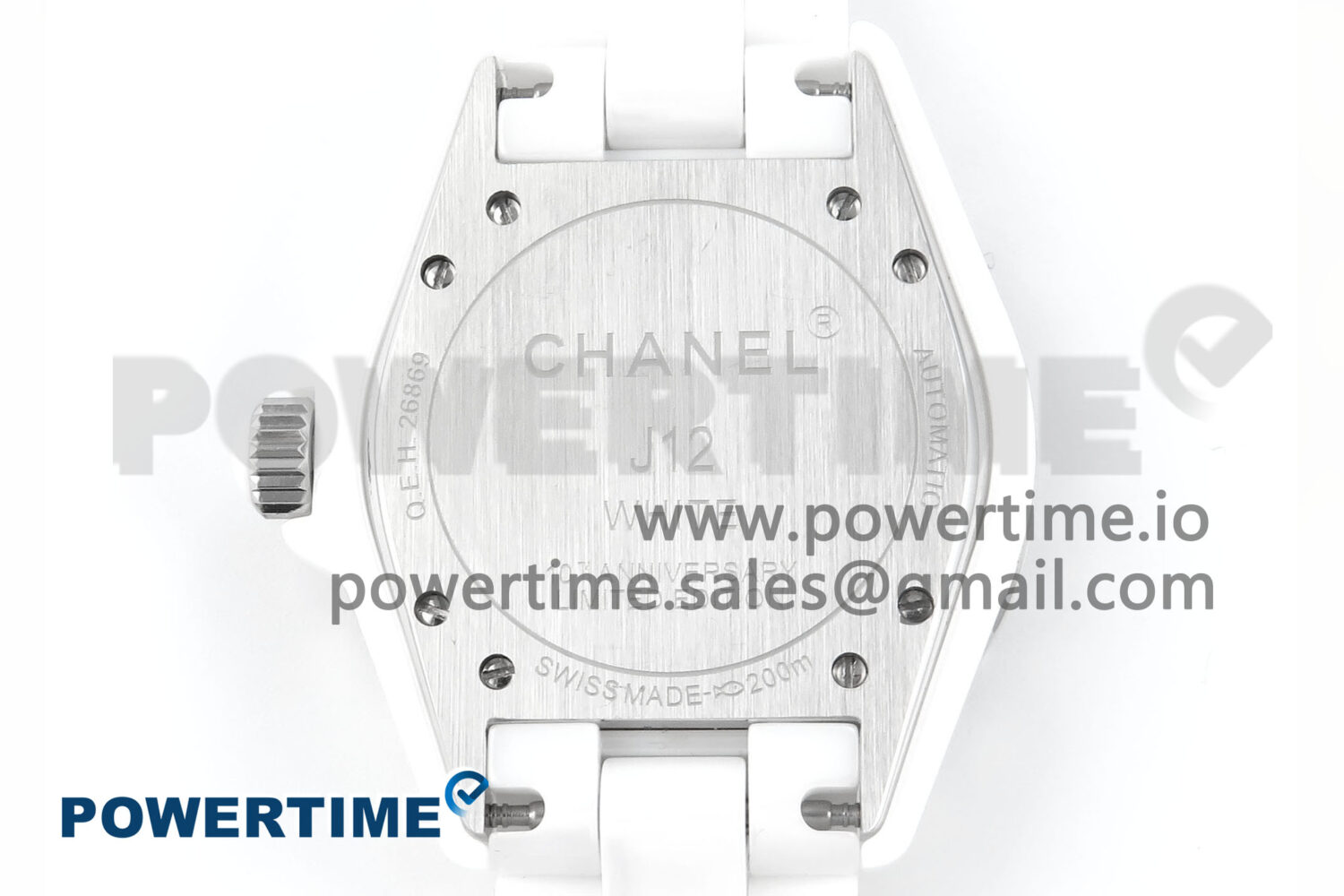 J13 38mm White Ceramic HTF 1:1 Best Edition White Dial Numbers Makers on Bracelet A2892 - Image 6