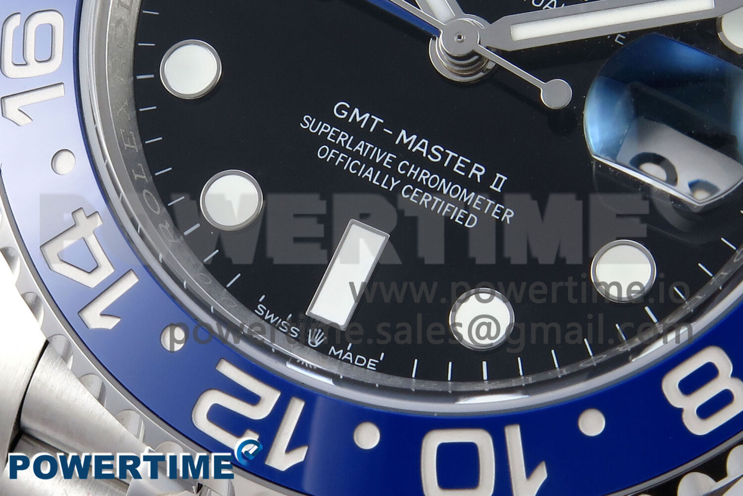 GMT-Master II 126710 BLNR Black/Blue Ceramic 904L Steel EWE 1:1 Best Edition on Jubilee Strap EWE3285 V5 - Image 5