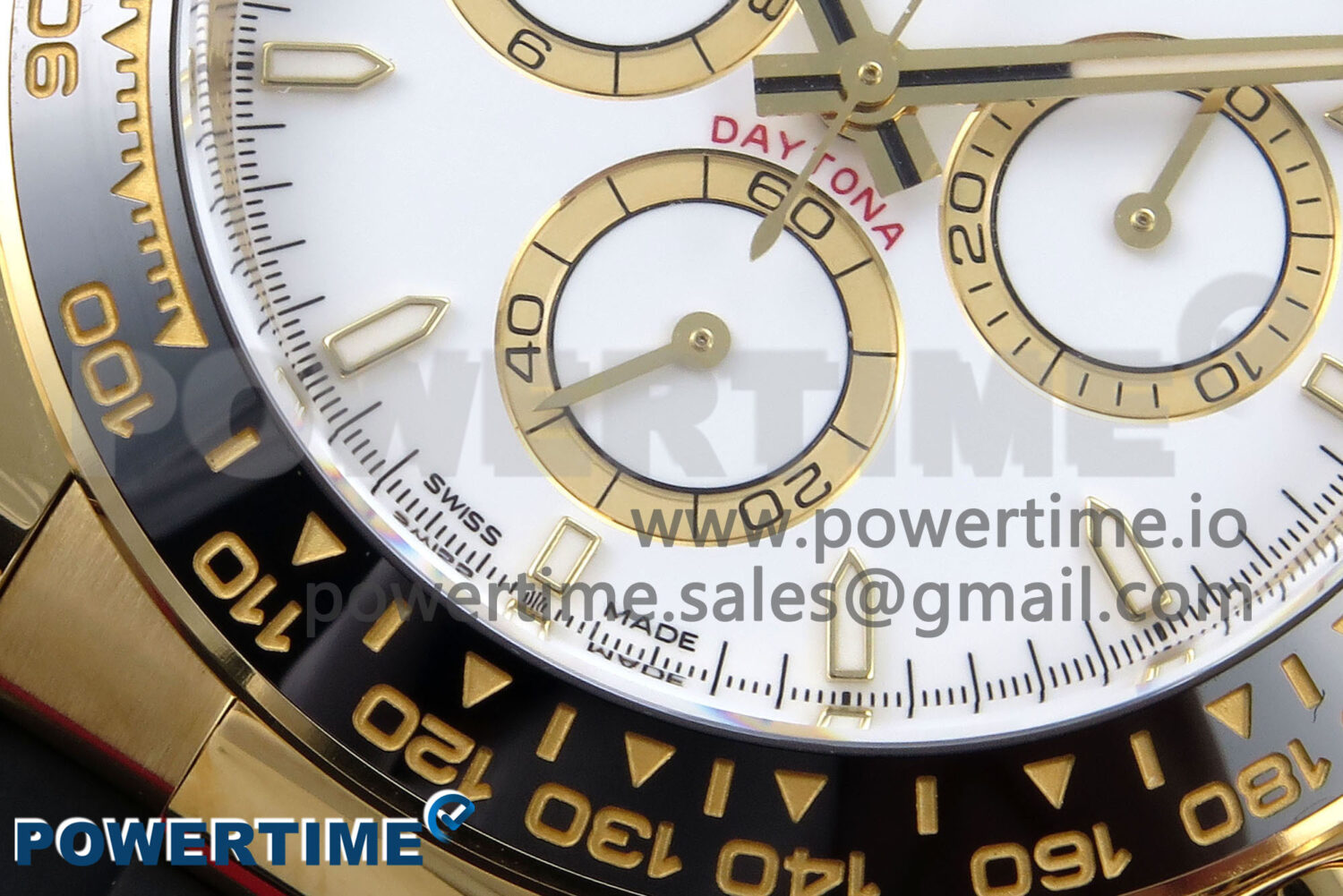 Daytona 126518 Clean YG 1:1 Best Edition White Dial on Oysterflex Rubber Strap SH4131 - Image 5