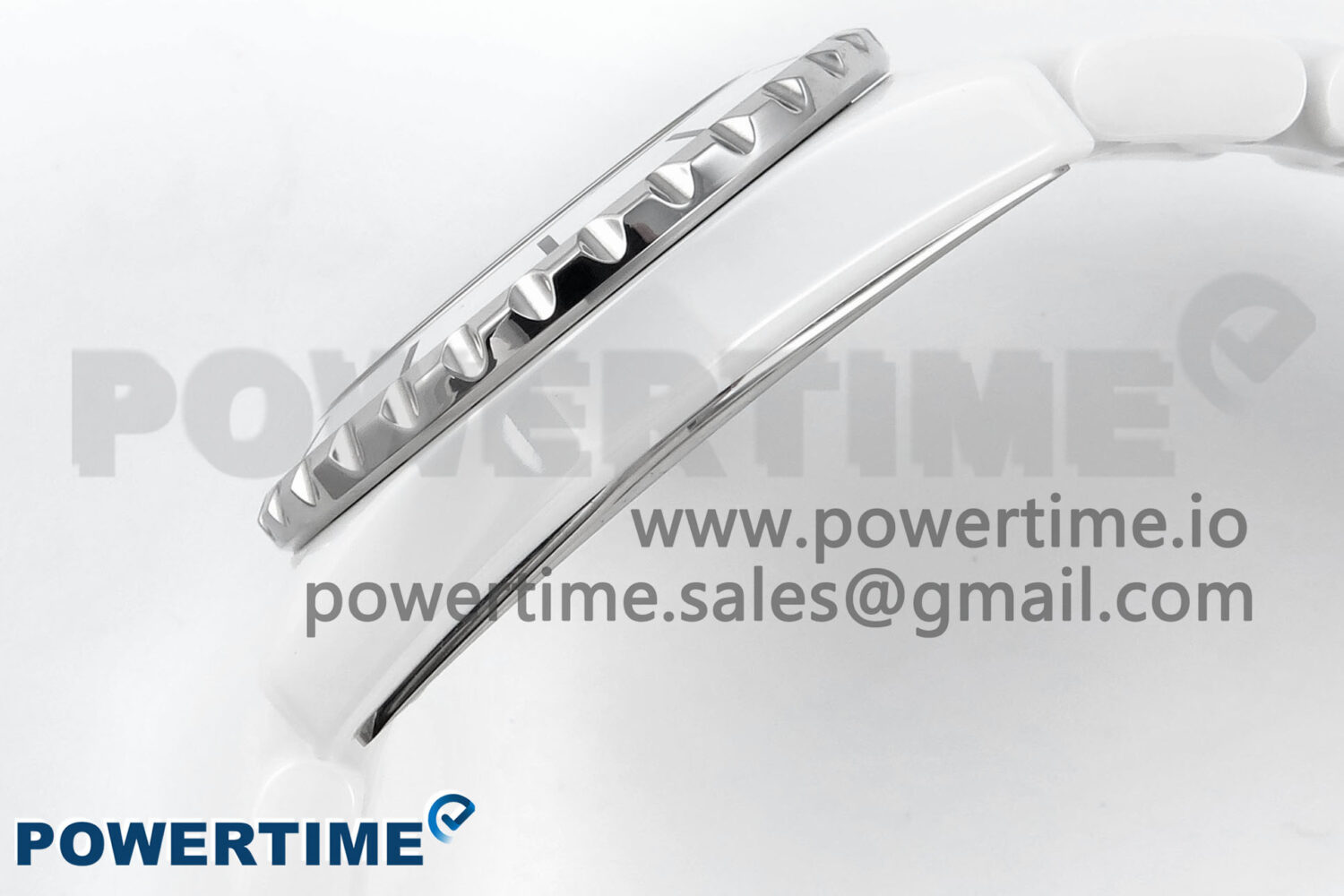J13 33mm White Ceramic HTF 1:1 Best Edition Pink Dial Diamonds Makers on Bracelet Swiss Quartz - Image 7