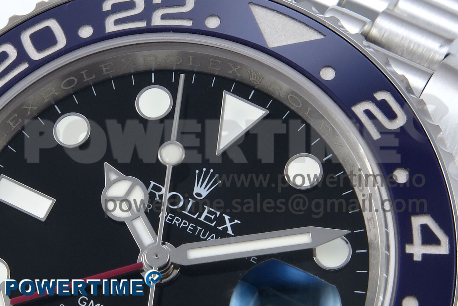 GMT-Master II 126710 BLRO Red/Blue Ceramic 904L Steel EWE 1:1 Best Edition on Jubilee Strap EWE3285 V5 - Image 4