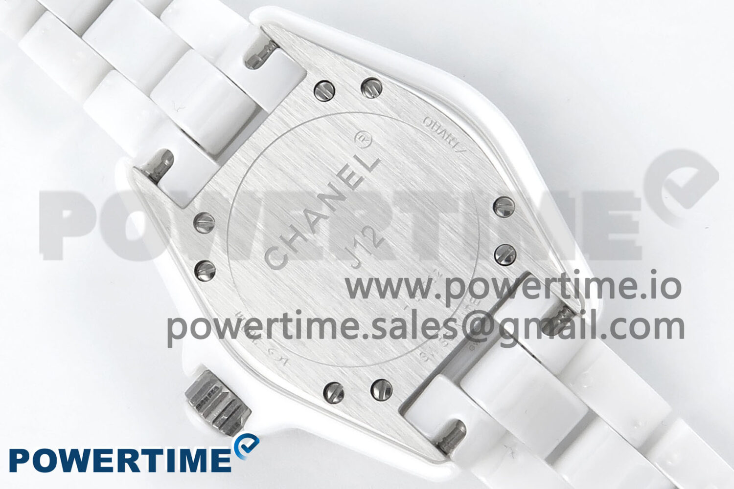 J13 33mm White Ceramic HTF 1:1 Best Edition White Dial Numbers Makers on Bracelet Swiss Quartz - Image 8