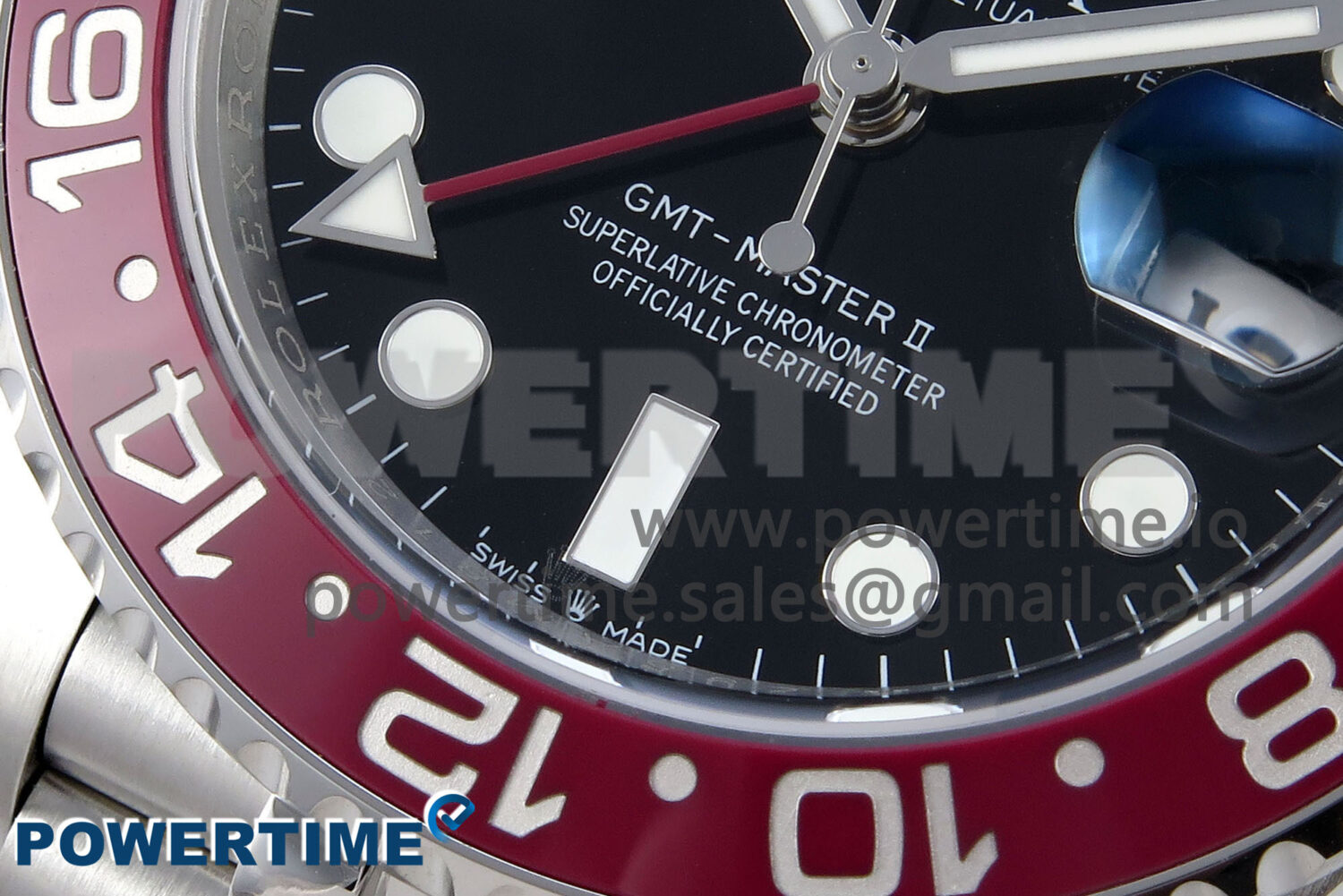 GMT-Master II 126710 BLRO Red/Blue Ceramic 904L Steel EWE 1:1 Best Edition on Jubilee Strap EWE3285 V5 - Image 5
