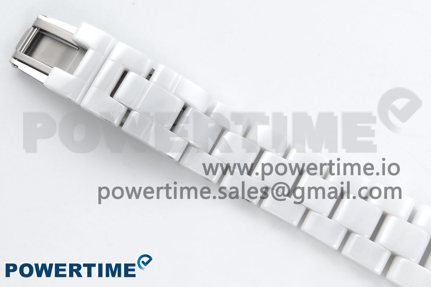 J13 33mm White Ceramic HTF 1:1 Best Edition White/Blue Dial on Bracelet Swiss Quartz - Image 12