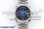 Day Date 40 SS 228239 KF 1:1 Best Edition Blue Ombre Dial on President Bracelet VR3255 (Gain Weight)