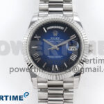 Day Date 40 SS 228239 KF 1:1 Best Edition Blue Ombre Dial on President Bracelet VR3255 (Gain Weight)