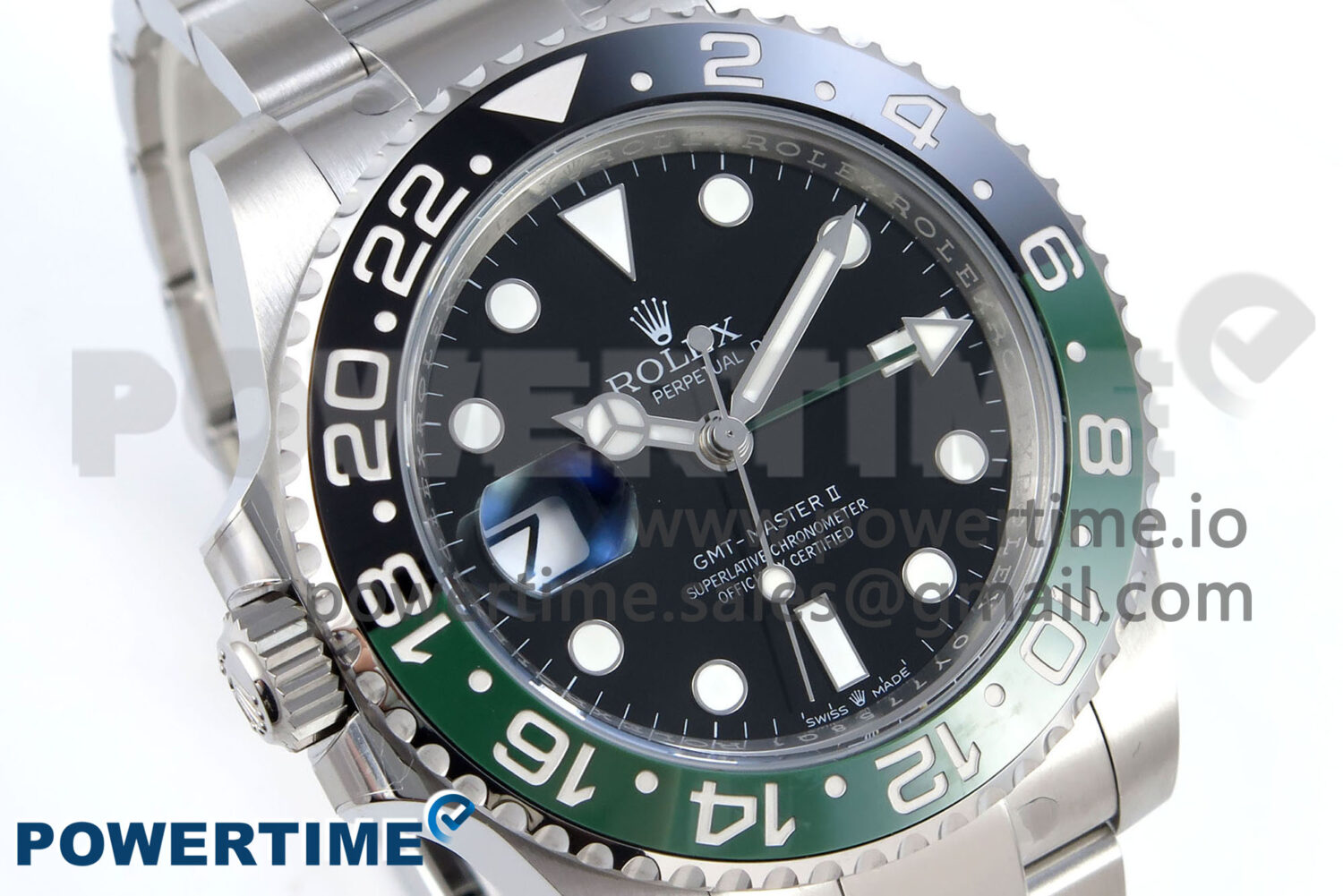 GMT Master II 126720 VTNR LHD 904L Steel EWE 1:1 Best Edition on Oyster Strap EWE3285 V5 - Image 2