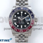 GMT-Master II 126710 BLRO Red/Blue Ceramic 904L Steel EWE 1:1 Best Edition on Jubilee Strap EWE3285 V5