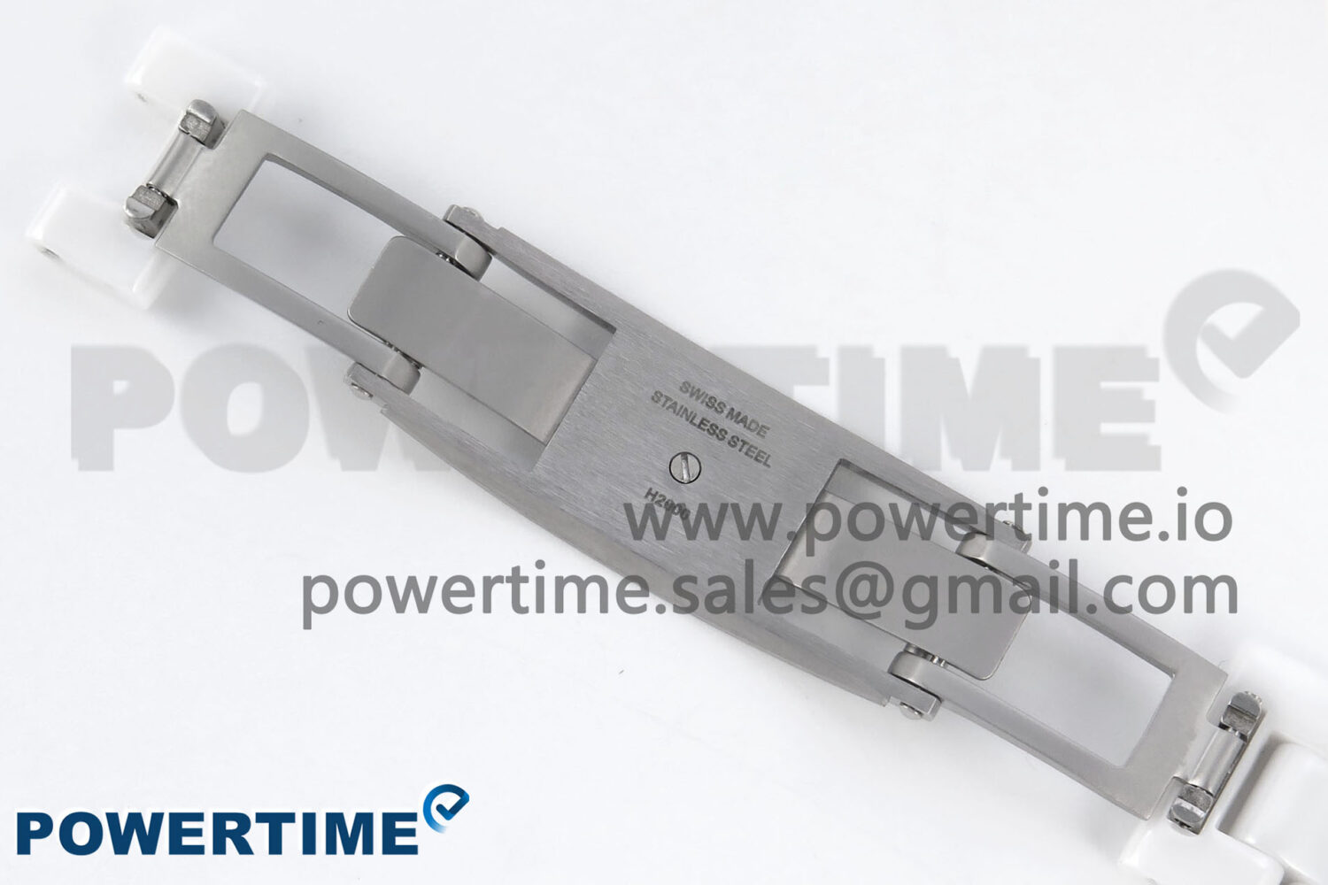 J13 33mm White Ceramic HTF 1:1 Best Edition White/Blue Dial on Bracelet Swiss Quartz - Image 15