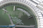 Day Date 40 SS 228239 KF 1:1 Best Edition Green Roman Dial on President Bracelet VR3255 (Gain Weight) - Image 4