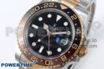GMT-Master II 126711 CHNR Black/Brown Ceramic 904L Steel EWE 1:1 Best Edition on Oyster Strap EWE3285 V5 - Image 3