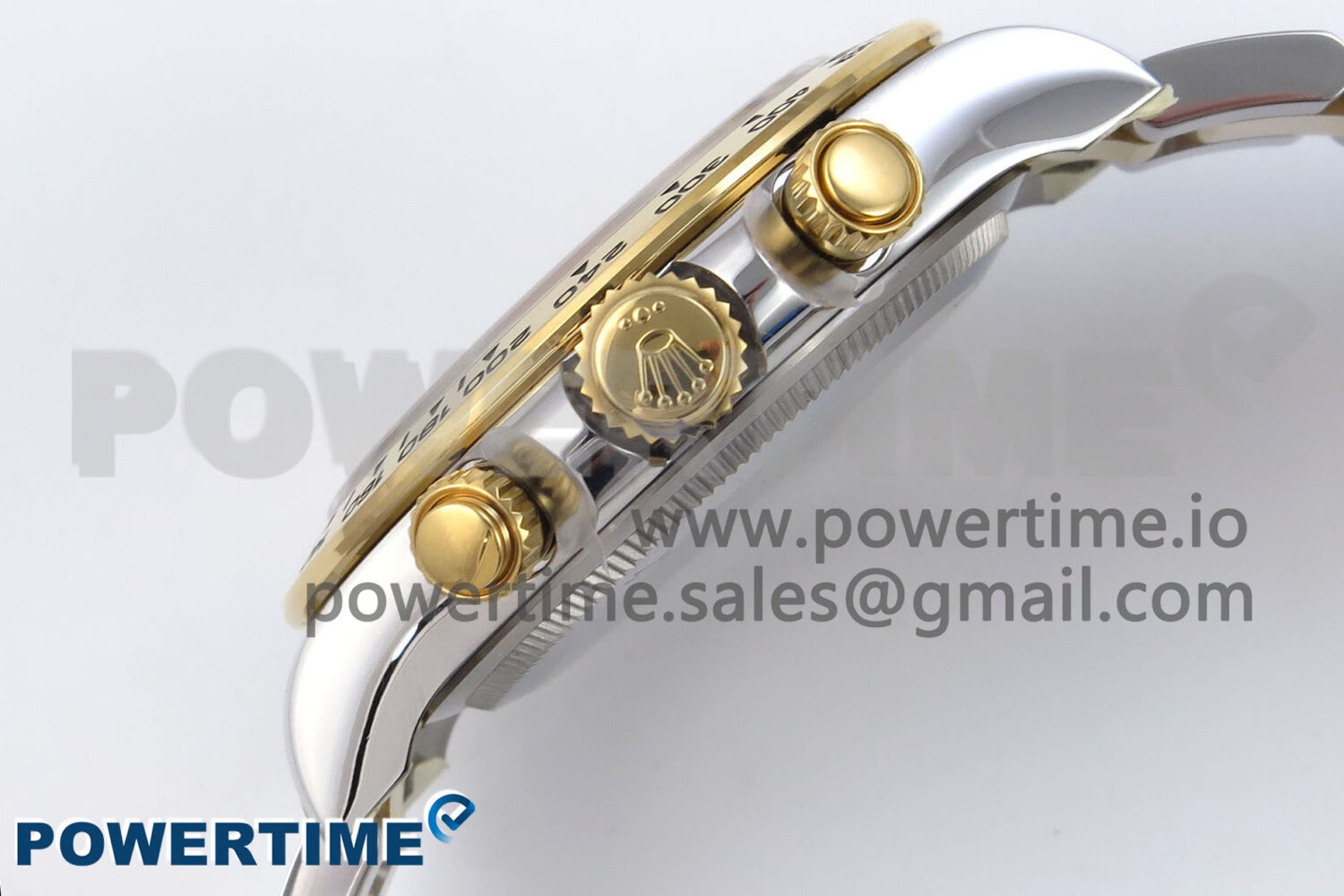 Daytona 126503 Clean 1:1 Best Edition 904L Black/YG Diamond Dial on SS/YG Bracelet SH4131 - Image 6