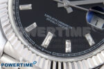 Day Date 40 SS 228239 KF 1:1 Best Edition Black Crystal Dial on President Bracelet VR3255 (Gain Weight) - Image 5