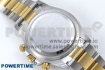 Daytona 126503 Clean 1:1 Best Edition 904L Black/YG Diamond Dial on SS/YG Bracelet SH4131 - Image 8