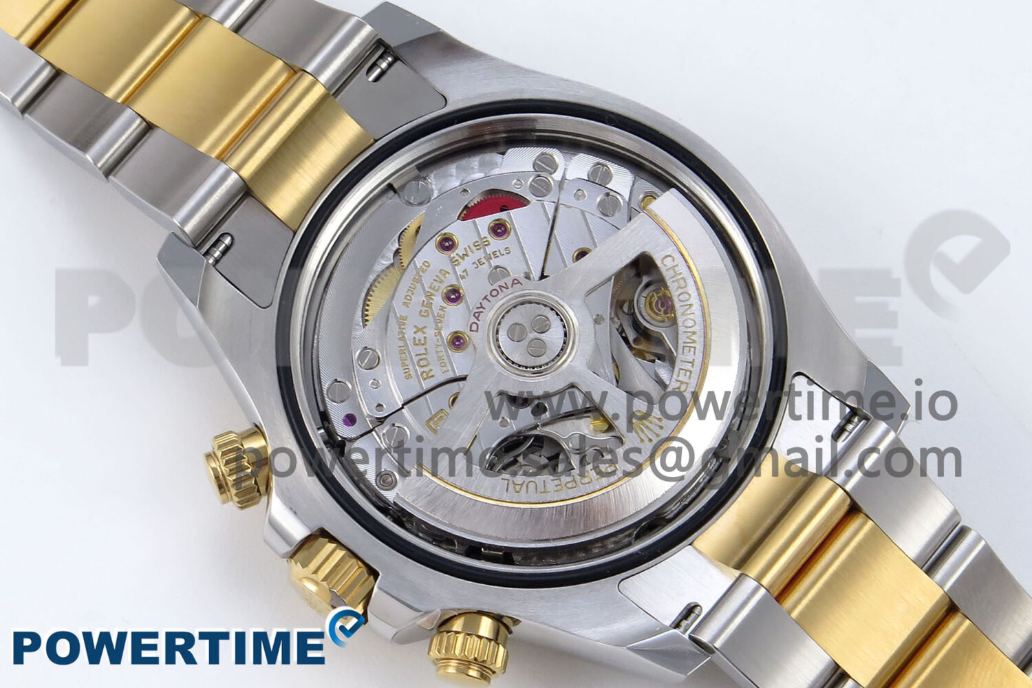 Daytona 126503 Clean 1:1 Best Edition 904L Black/YG Diamond Dial on SS/YG Bracelet SH4131 - Image 9