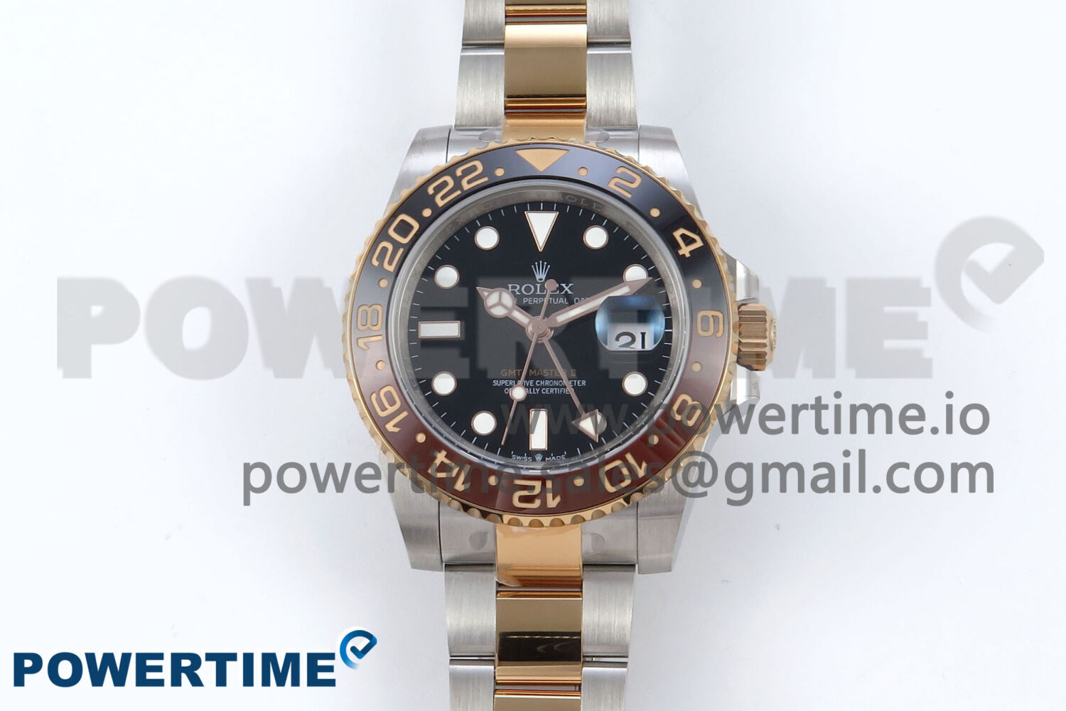 GMT-Master II 126711 CHNR Black/Brown Ceramic 904L Steel EWE 1:1 Best Edition on Oyster Strap EWE3285 V5 - Image 1
