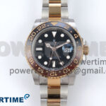 GMT-Master II 126711 CHNR Black/Brown Ceramic 904L Steel EWE 1:1 Best Edition on Oyster Strap EWE3285 V5