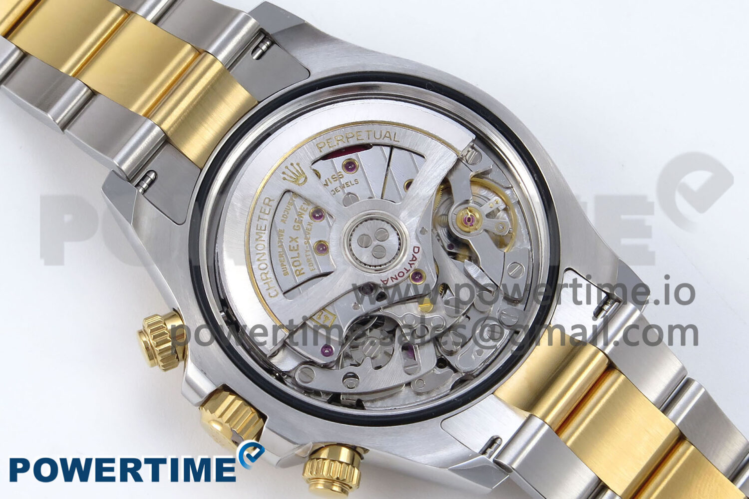 Daytona 126503 Clean 1:1 Best Edition 904L Black/YG Diamond Dial on SS/YG Bracelet SH4131 - Image 10