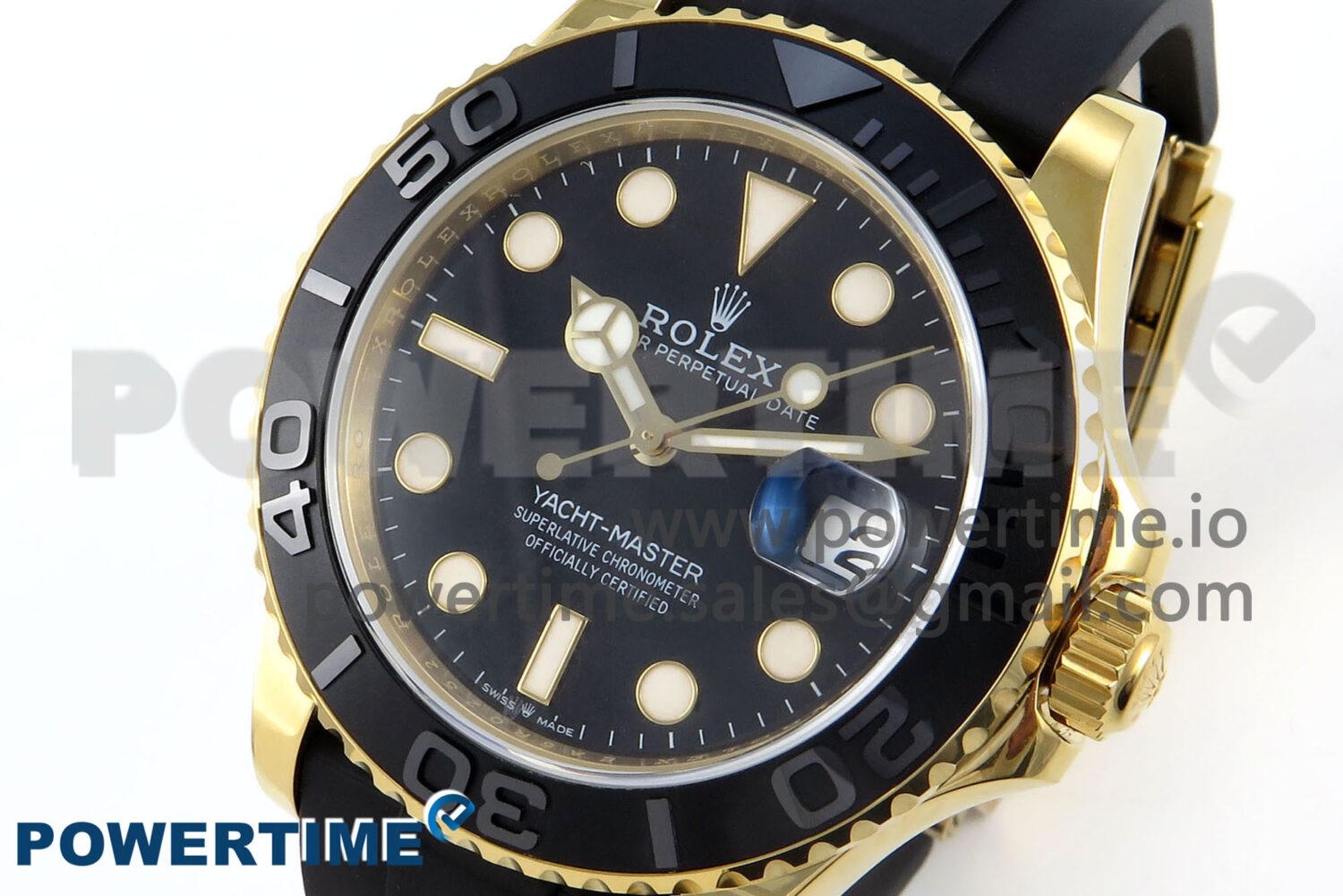 Yacht-Master 42mm 226658 EWEF 1:1 Best Edition Black Dial on Oysterflex Strap A3235 - Image 3