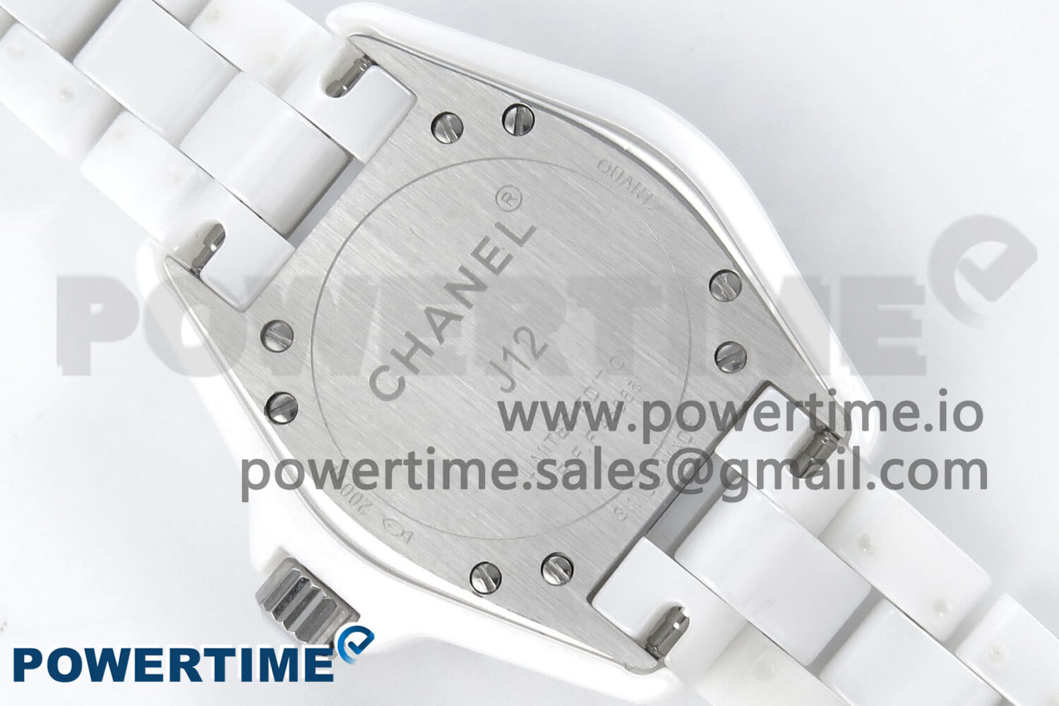 J13 33mm White Ceramic HTF 1:1 Best Edition Pink Dial Diamonds Makers on Bracelet Swiss Quartz - Image 9