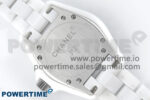 J13 33mm White Ceramic HTF 1:1 Best Edition Pink Dial Diamonds Makers on Bracelet Swiss Quartz - Image 9