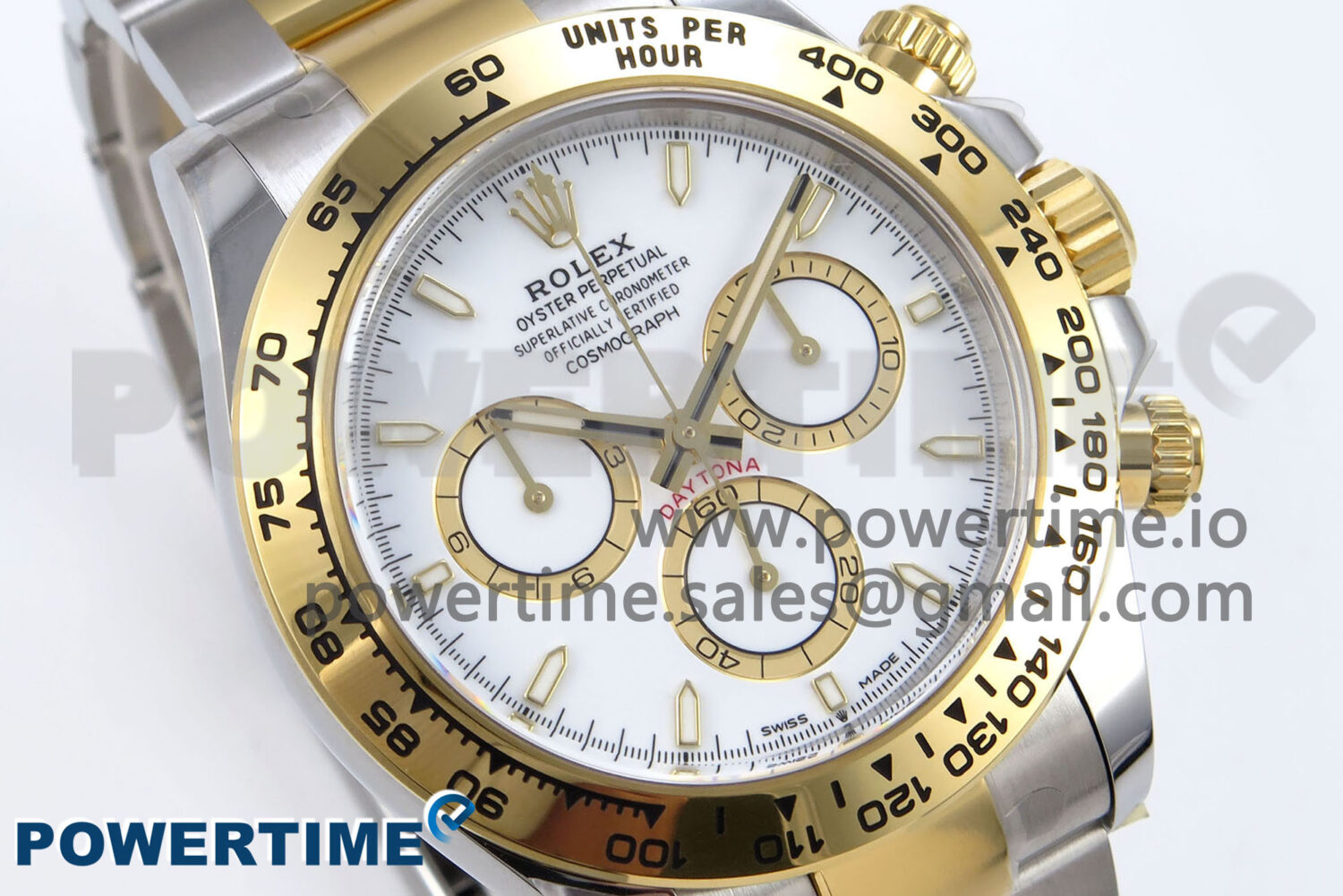 Daytona 126503 SS/YG Clean 1:1 Best Edition 904L White Dial on SS/YG Bracelet SH4131 - Image 2