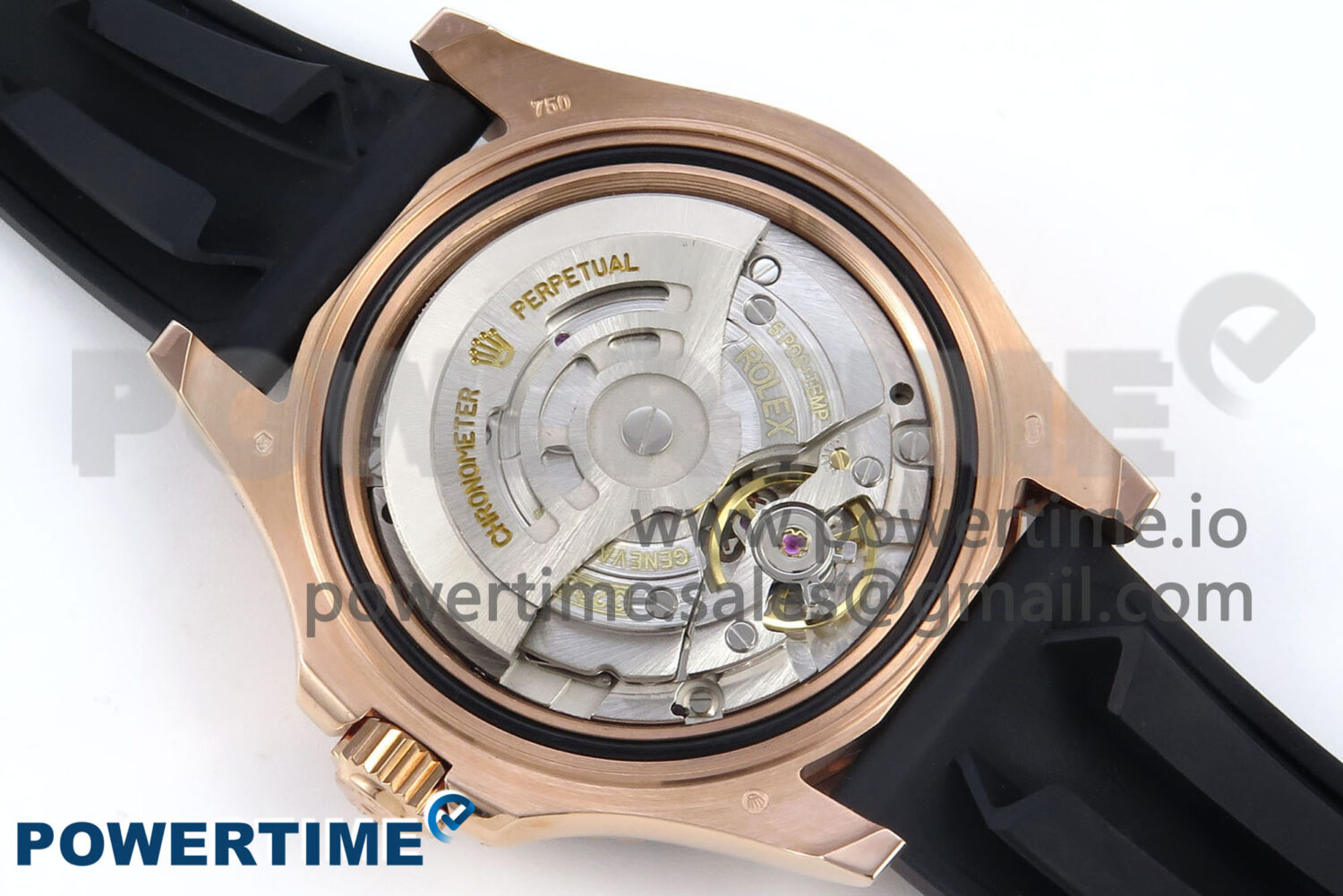 Yacht-Master 40mm 126655 EWEF 1:1 Best Edition Black Dial on Oysterflex Strap A3235 - Image 9