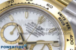 Daytona 126503 SS/YG Clean 1:1 Best Edition 904L White Dial on SS/YG Bracelet SH4131 - Image 4