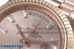 Day Date 40 RG 228235 KF 1:1 Best Edition RG Crystal Dial on President Bracelet VR3255 (Gain Weight) - Image 4