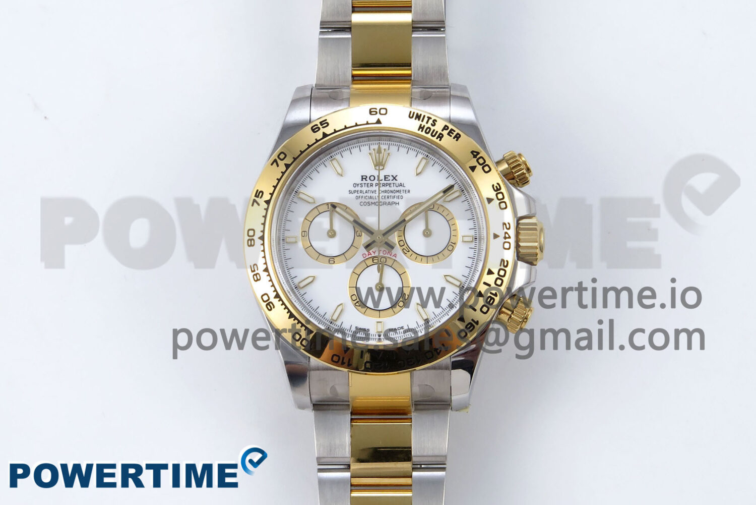 Daytona 126503 SS/YG Clean 1:1 Best Edition 904L White Dial on SS/YG Bracelet SH4131 - Image 1